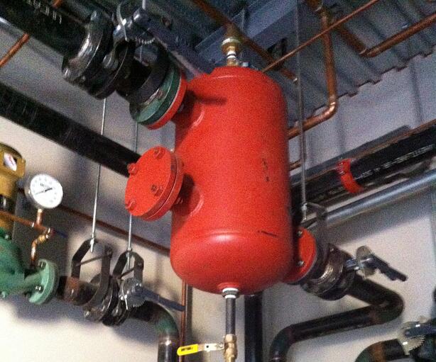 Air separator - First Install – Upside down and backwards