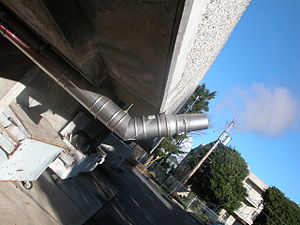 Condensing Boiler Exhaust vapour