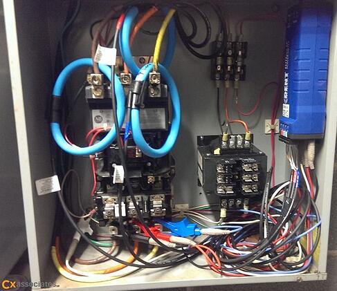 Figure 2. Example of Dent power logger installation with Ro-coil CTs