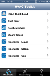 HVAC Toolkit App