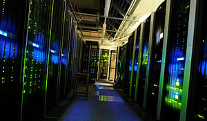 English: The server room at The National Archives