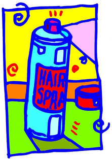 hairspray bottle