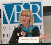 Jennifer Chiodo Shares Choices to Creating a Thriving Business at Vermont Businesses for Social Responsibility Conference