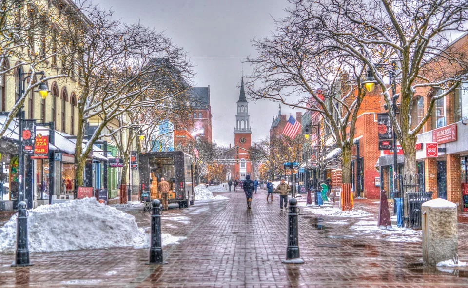 Church Street - snow